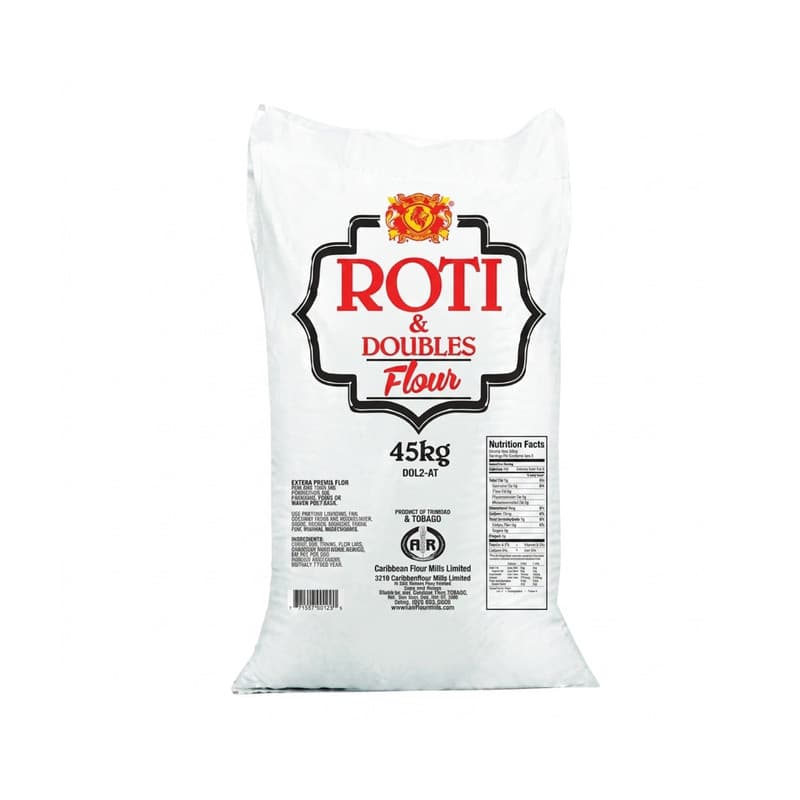 Lion Roti & Doubles Flour 45kg