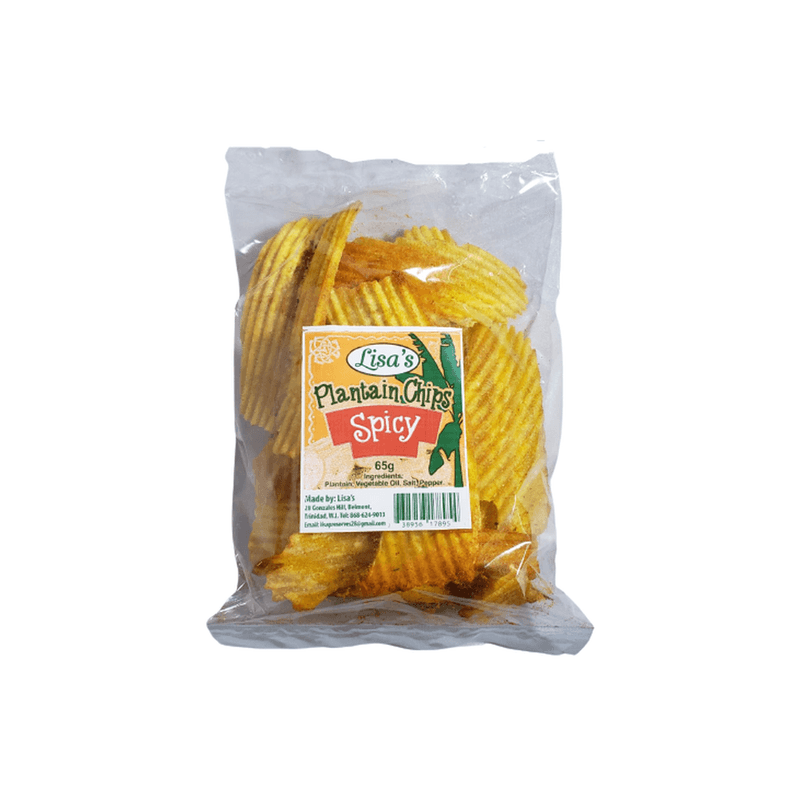 Lisa's Plantain Chips Spicy (65g)